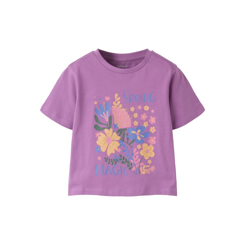 NAME IT Mini Filana kortærmet t-shirt - Mulberry