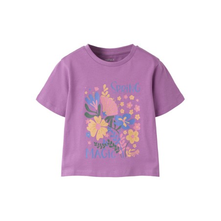 NAME IT Mini Filana kortærmet t-shirt - Mulberry