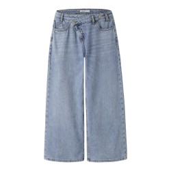 NAME IT Kids Bella x-brede closure jeans - Medium Blue Denim