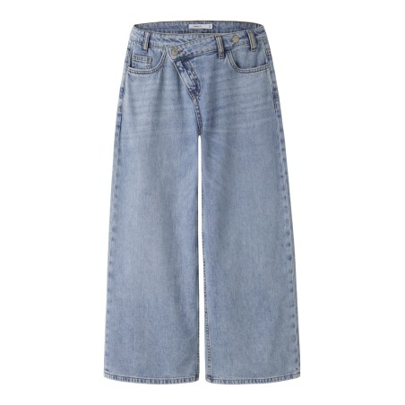 NAME IT Kids Bella x-brede closure jeans - Medium Blue Denim