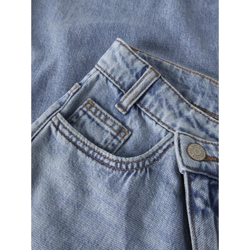 NAME IT Kids Bella x-brede closure jeans - Medium Blue Denim