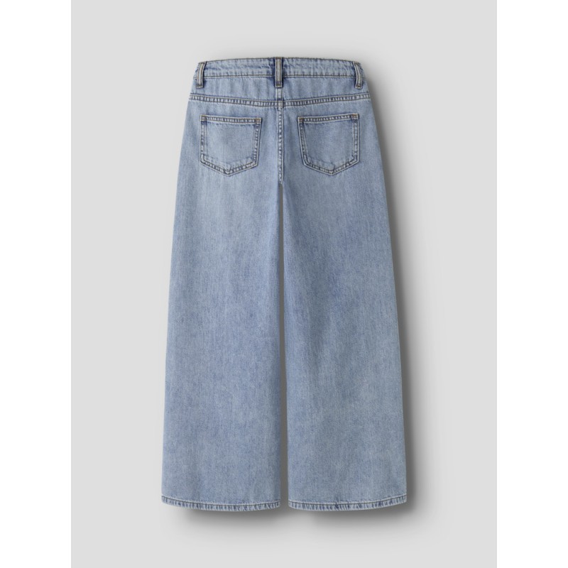 NAME IT Kids Bella x-brede closure jeans - Medium Blue Denim