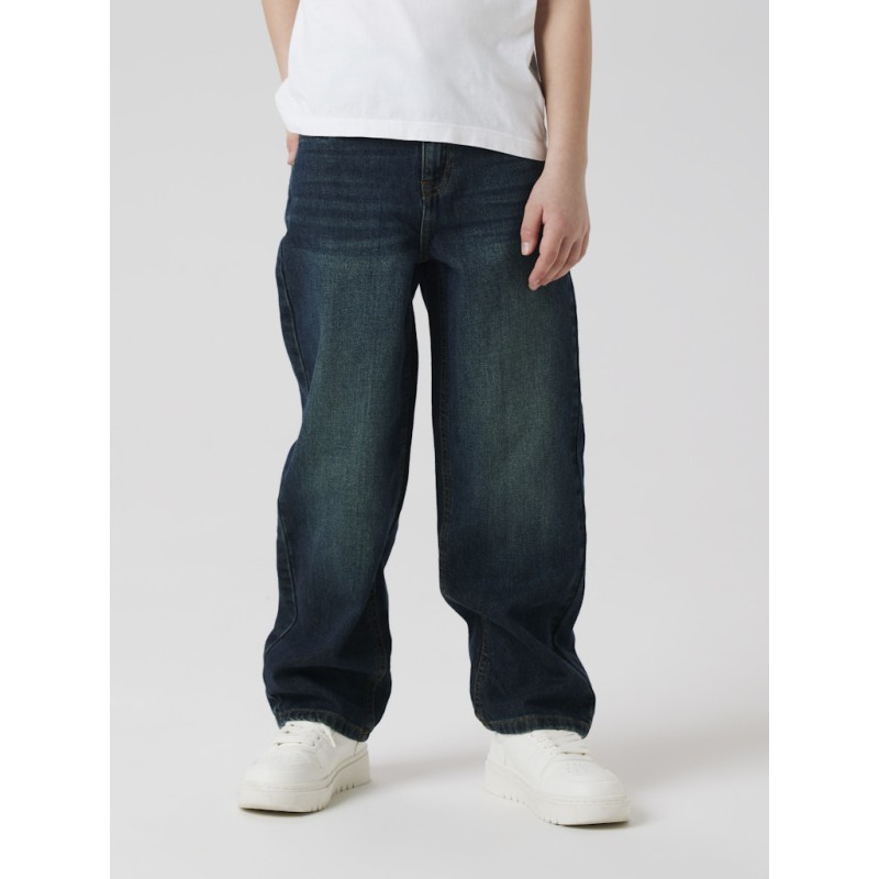 NAME IT KIDS Ryan Straight Jeans 3418-Be - Vintage Dark Blue Denim