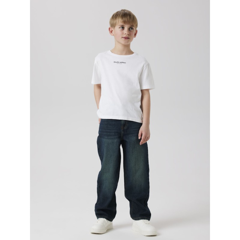 NAME IT KIDS Ryan Straight Jeans 3418-Be - Vintage Dark Blue Denim