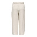 ONLY Siesta højtaljede Hør culotte bukser - Moonbeam