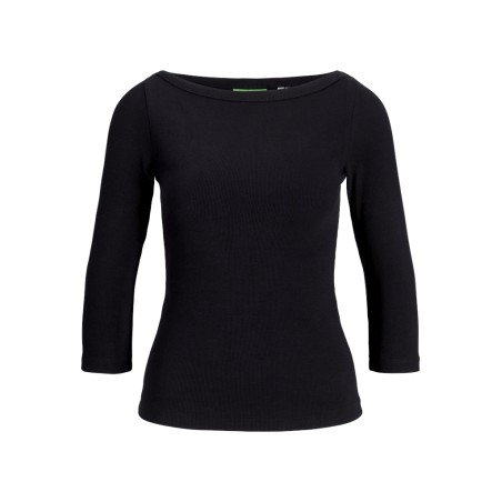 JJXX Fiffi 3/4 boatneck 7-shirt - Sort