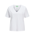 JJXX Annie kortærmeret v-neck t-shirt - Bright White