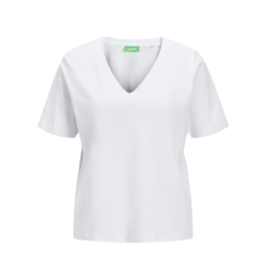 JJXX Annie kortærmeret v-neck t-shirt - Bright White