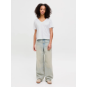 JJXX Annie kortærmeret v-neck t-shirt - Bright White