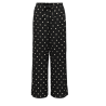 JDY Debbie new loose bukser - Black w. SANDSHELL DOT