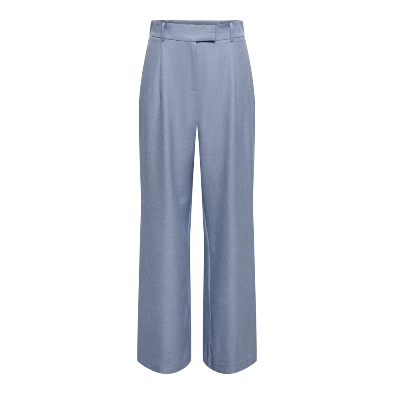 ONLY Linda højtaljede straight bukser - Vintage Indigo Melange