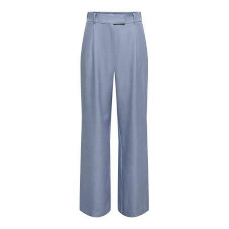 ONLY Linda højtaljede straight bukser - Vintage Indigo Melange