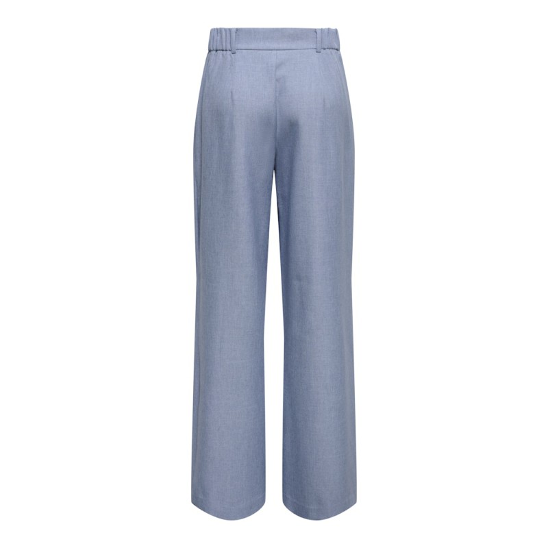 ONLY Linda højtaljede straight bukser - Vintage Indigo Melange