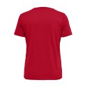 ONLY CARMAKOMA Night kortærmet t-shirt - Barbados Cherry Moment W. White Bloom