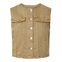 PIECES Kate denim vest - Cedar