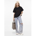 PIECES Skylar kortærmet oversized t-shirt - Sort