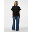 PIECES Skylar kortærmet oversized T-shirt - Black