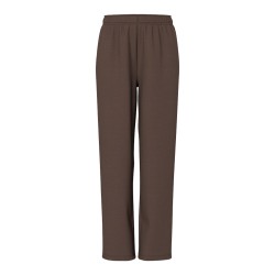 PIECES Chilli højtaljet straight sweatpants - Hot Fudge