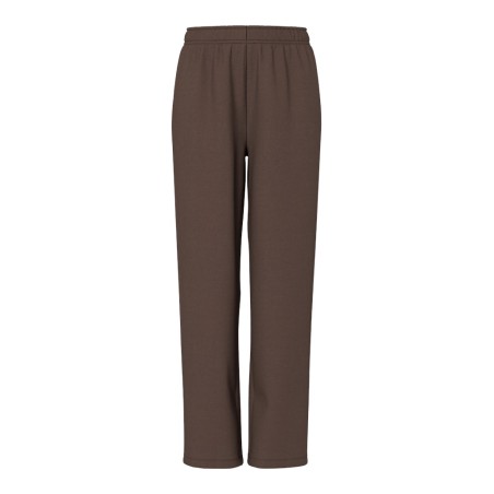 PIECES Chilli højtaljet straight sweatpants - Hot Fudge