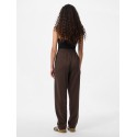 PIECES Chilli højtaljet straight sweatpants - Hot Fudge