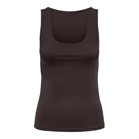 ONLY Lone S/L Vendbar Top - Chocolate Torte