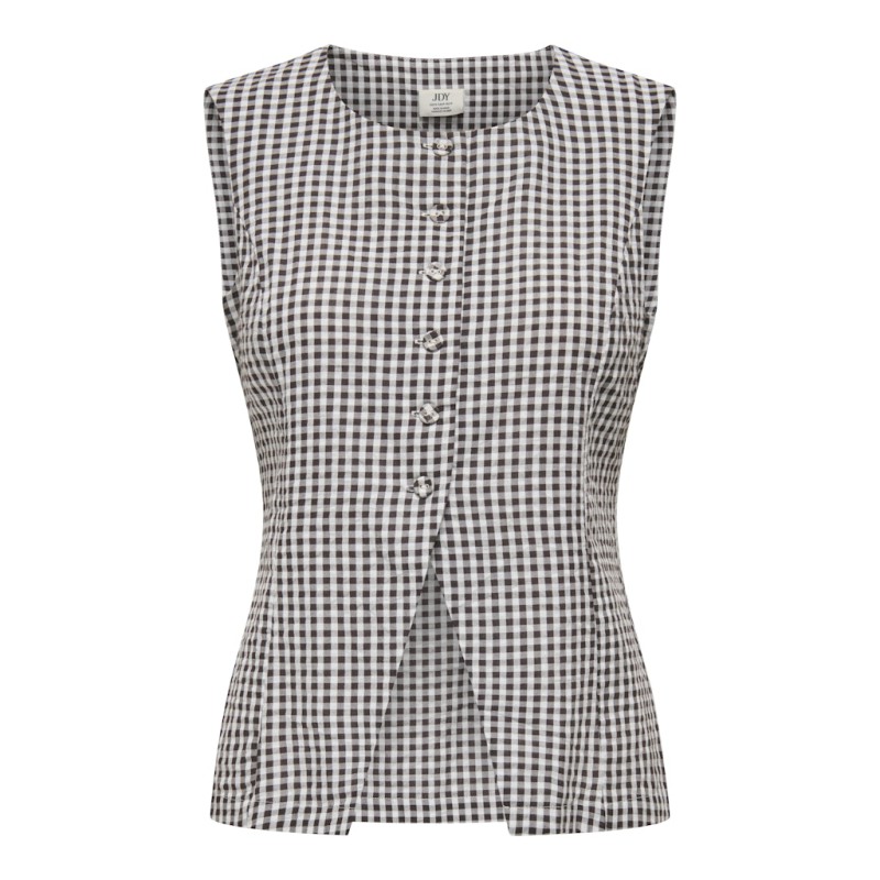 JDY Franka ærmeløs vest - White