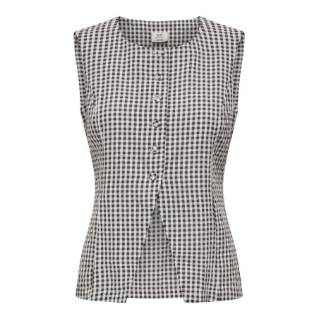 JDY Franka ærmeløs vest - White