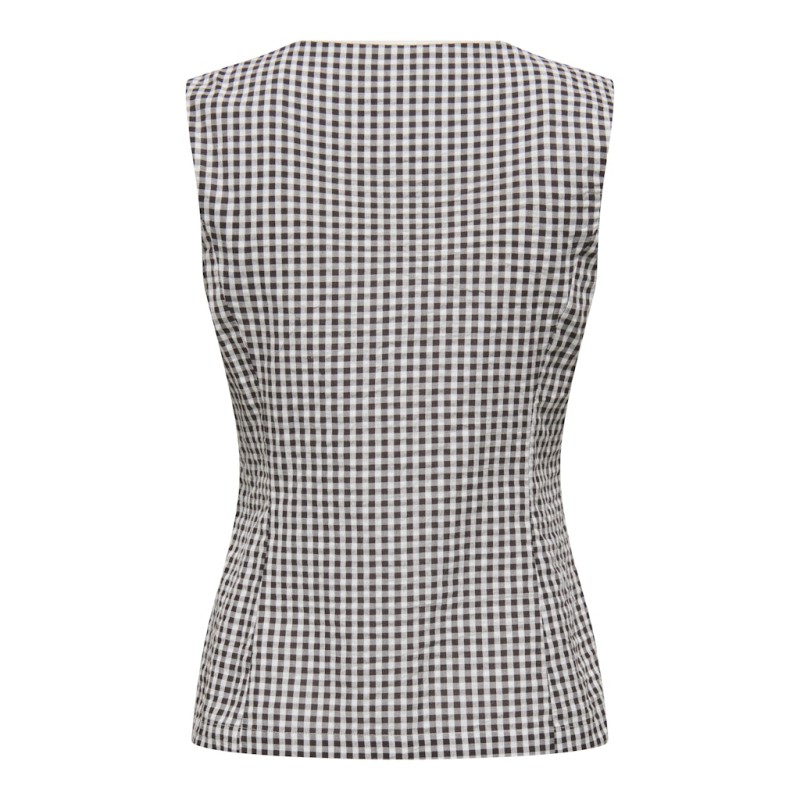 JDY Franka ærmeløs vest - White