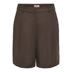 JDY Cille life shorts - Chocolate Brown