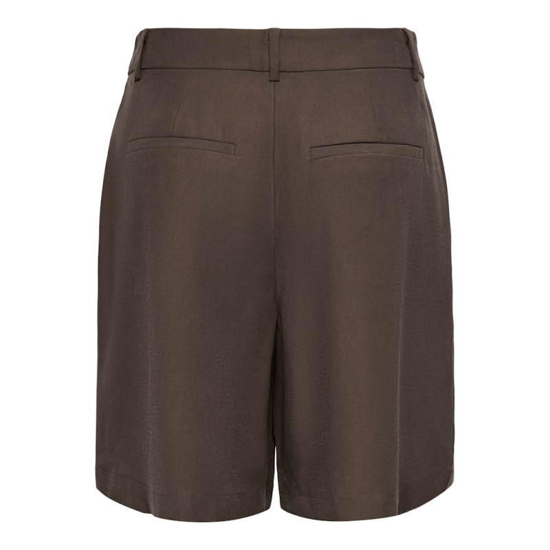 JDY Cille life shorts - Chocolate Brown