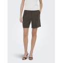 JDY Cille life shorts - Chocolate Brown