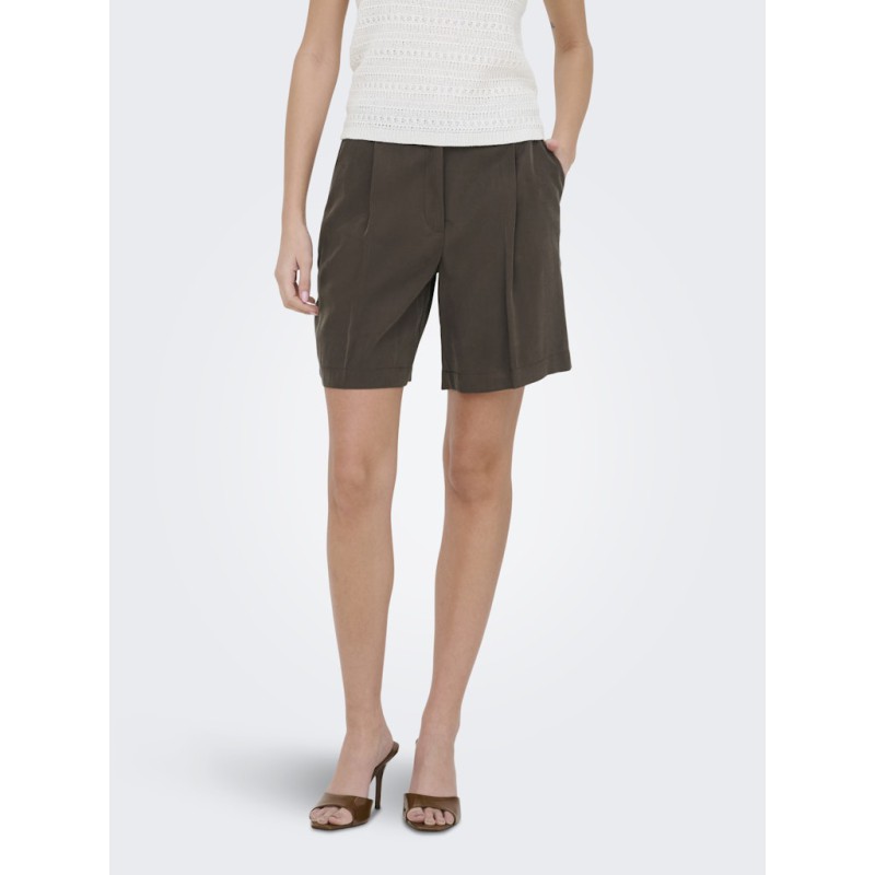 JDY Cille life shorts - Chocolate Brown