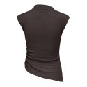 JDY Nila ærmeløs funnel neck top - Chocolate Torte