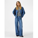 PIECES Elma denim jakke - Medium Blue Denim