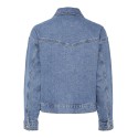 PIECES Elma denim jakke - Medium Blue Denim