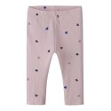 NAME IT BABY Nutti leggings - Burnished Lilac HEARTS