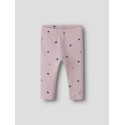 NAME IT BABY Nutti leggings - Burnished Lilac HEARTS