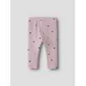 NAME IT BABY Nutti leggings - Burnished Lilac HEARTS