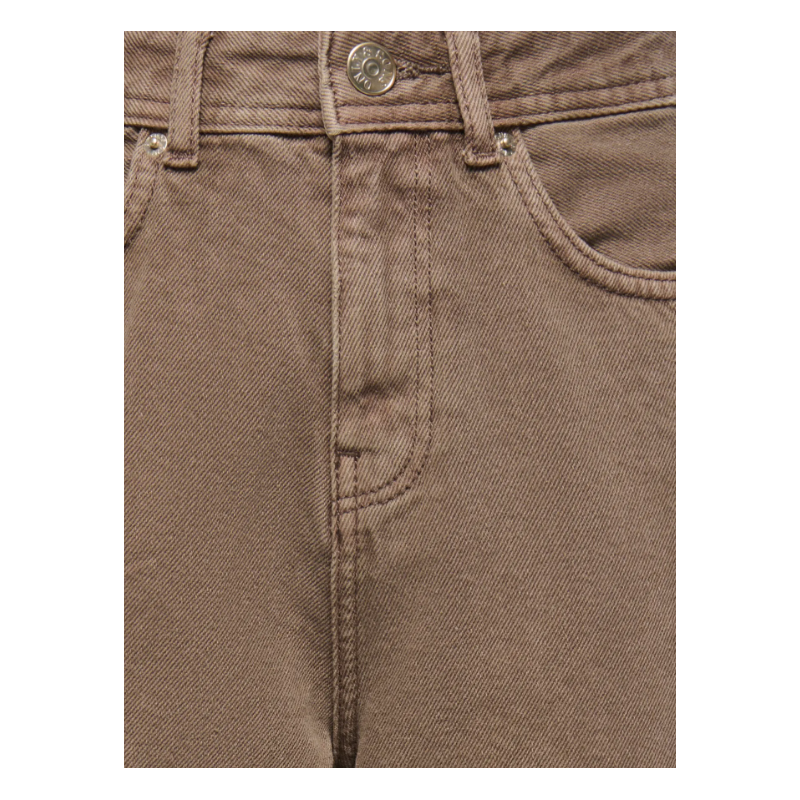 ONLY & SONS JUNIOR fade loose denim shorts - Brown Denim
