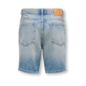 ONLY & SONS JUNIOR Edge tint denim shorts - Medium Blue Denim TINTED