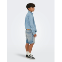 ONLY & SONS JUNIOR Edge tint denim shorts - Medium Blue Denim TINTED