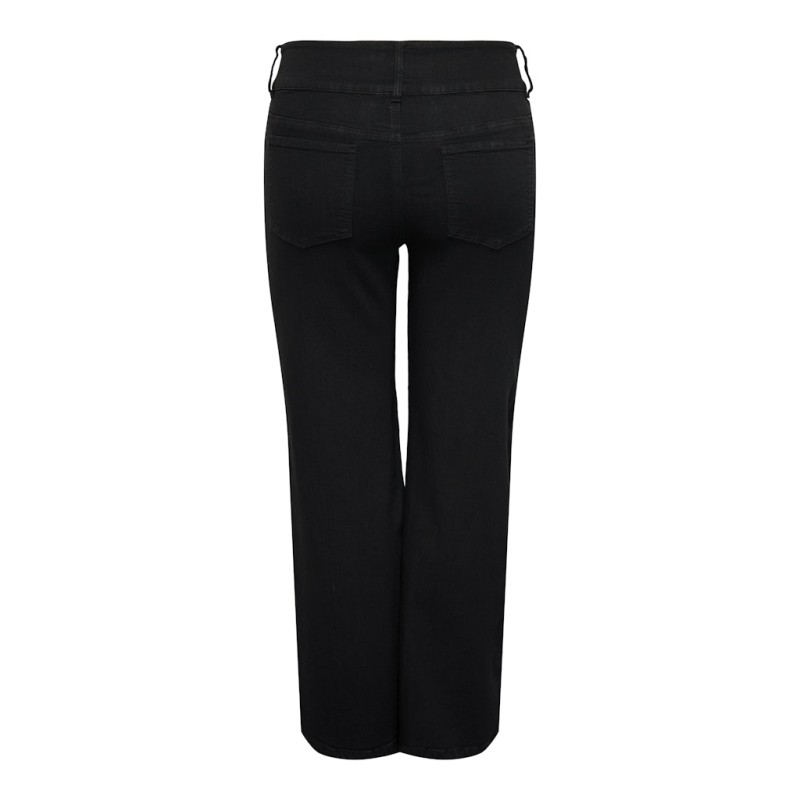 ONLY CARMAKOMA Anna hw wide denim jeans - Black