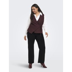 ONLY CARMAKOMA Anna hw wide denim jeans - Black