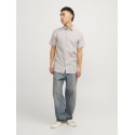 JACK & JONES Summer Hør S/S Skjorte - Crockery