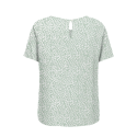 ONLY CARMAKOMA Nova bech life kortærmet t-shirt - Jadeite coffee leaf