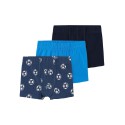 NAME IT Mini Tights 3-Pak Football - Dark Denim