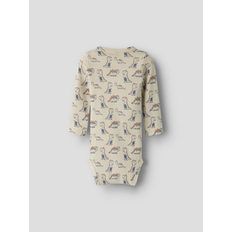 NAME IT BABY Fidius langærmet body - Peyote