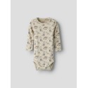 NAME IT BABY Fidius langærmet body - Peyote