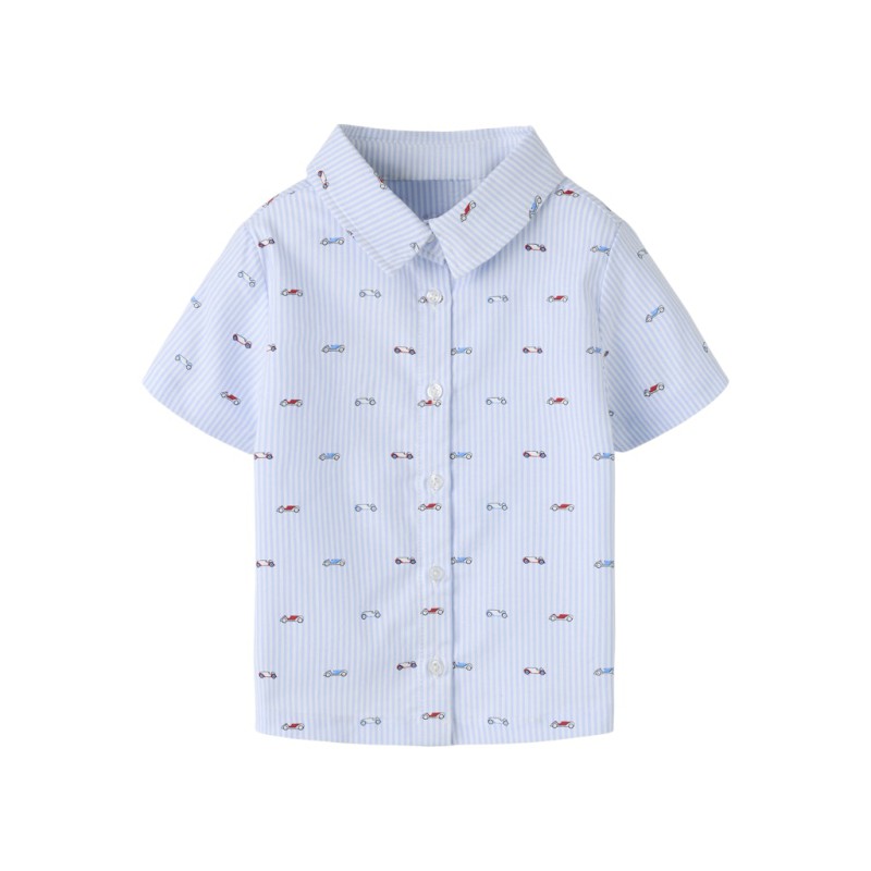 NAME IT MINI Frakkan kortærmet skjorte - Kentucky Blue