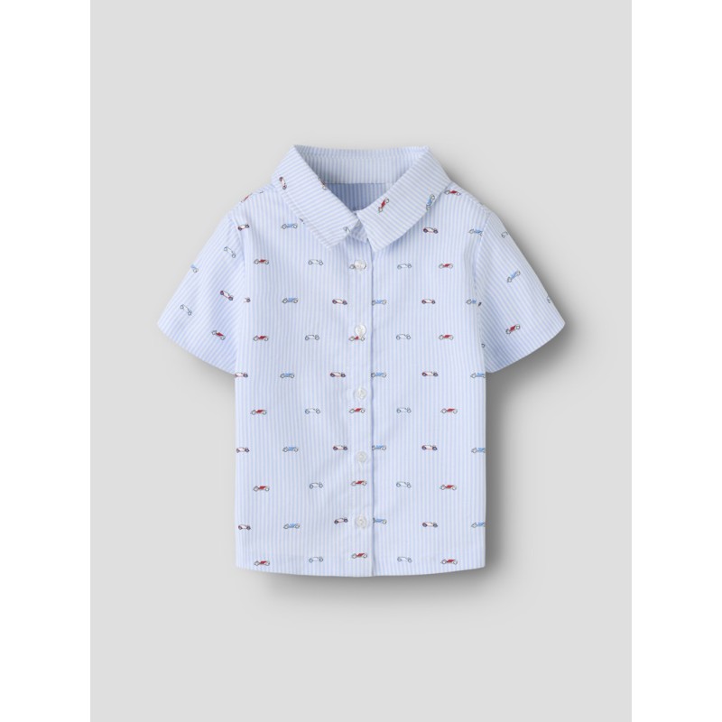 NAME IT MINI Frakkan kortærmet skjorte - Kentucky Blue